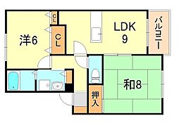 グランディールI 2階