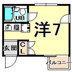 間取図画像 ワンルーム