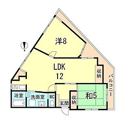 苦楽園タウンハイツ 2階/2F