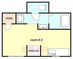間取図画像 ワンルーム