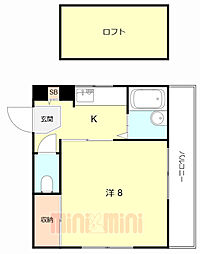 YAマンション 3階/3B