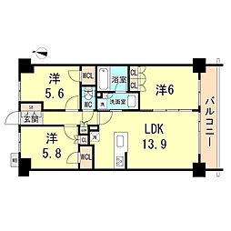 ミレーネ神戸住吉本町 3階