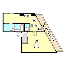 間取図画像 1DK