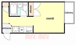間取図画像 ワンルーム