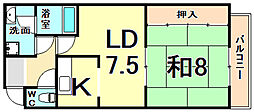 間取図画像 1LDK