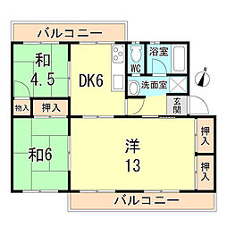 間取図画像 3LDK