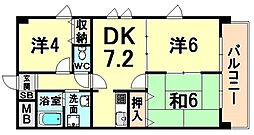 間取図画像 3DK
