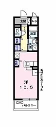間取図画像 1K