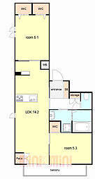 （仮称）西宮市田代町ヘーベルメゾン 2階/202