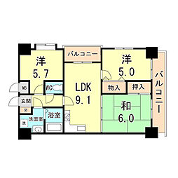 間取図画像 3LDK