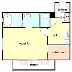 シャーメゾン行基 2階/203