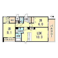 物件の間取り