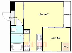 間取図画像 1LDK