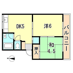 間取図画像 2DK
