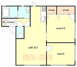 ファミール橘 1階/102