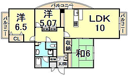 メゾンドール広田 3階