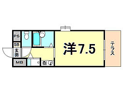 グランドール今津 1階