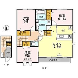 デルニエコート　A棟 2階