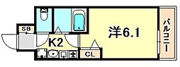間取図画像 1K