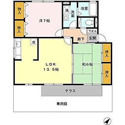 クレールプラザ立花　Ｂ棟 1階
