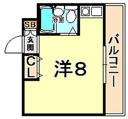ルーブル西灘 2階