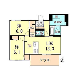 シャーメゾン トレドゥース 甲南山手 1階/101