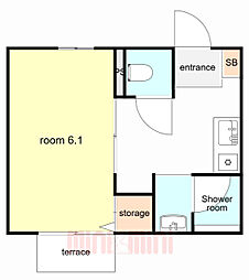 ビラ篠原南 1階