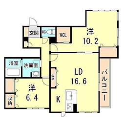 ベレオ御影 2階