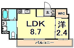 ロゼノワール芦屋 3階