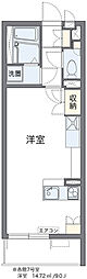 レオネクストコントワール御影弓場 ワンルームの間取図画像