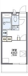レオパレス友井 1Kの間取図画像