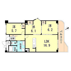 物件の間取り