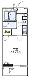 レオネクスト御影本町 1Kの間取図画像