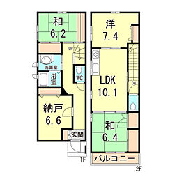 芦屋月若町メゾネット 1階