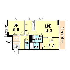 物件の間取り