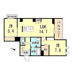 物件の間取り