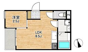 FUJISTA所沢20 201 ｜ 埼玉県所沢市旭町2-6（賃貸アパート1LDK・2階・25.26㎡） その2