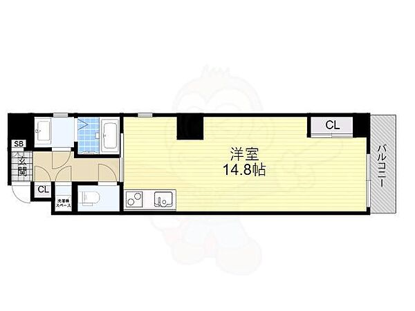 ボーベル南船場 ｜大阪府大阪市中央区南船場１丁目(賃貸マンション1R・11階・40.20㎡)の写真 その2