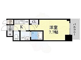 エスライズ天王寺EAST  ｜ 大阪府大阪市天王寺区寺田町１丁目（賃貸マンション1K・6階・24.40㎡） その2