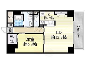 グランルージュ谷町六丁目  ｜ 大阪府大阪市中央区十二軒町3番22号（賃貸マンション1LDK・3階・57.04㎡） その2