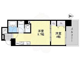 ブエナビスタ上町  ｜ 大阪府大阪市中央区上町（賃貸マンション1LDK・10階・30.61㎡） その2