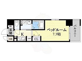 ミュプレ北浜  ｜ 大阪府大阪市中央区平野町１丁目3番13号（賃貸マンション1K・6階・25.20㎡） その2