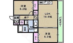 エスタブレ・ヤマキ  ｜ 大阪府大阪市生野区勝山南４丁目14番4号（賃貸マンション2LDK・2階・56.48㎡） その2