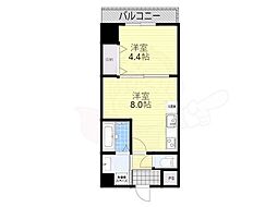 SFIDA森ノ宮 1DKの間取図画像