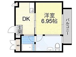 WT.netBLD 1DKの間取図画像