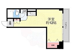 エトワール ワンルームの間取図画像