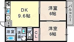 間取図画像 2DK