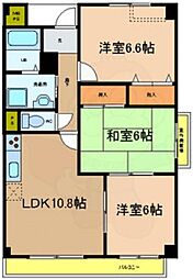 エーデル雲雀丘 三番館 4階/-