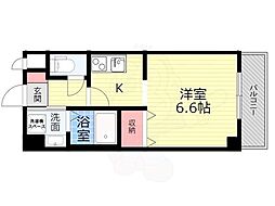 グランデトワール3 ワンルームの間取図画像