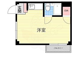 ケイアイビル ワンルームの間取図画像